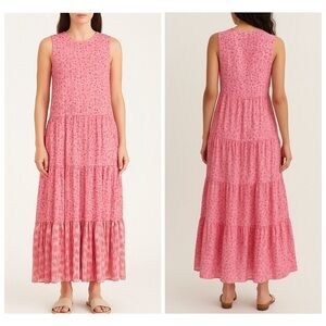 NWT Kate Spade New York Poppy Field Tiered Cottagecore Maxi Long Dress size 10